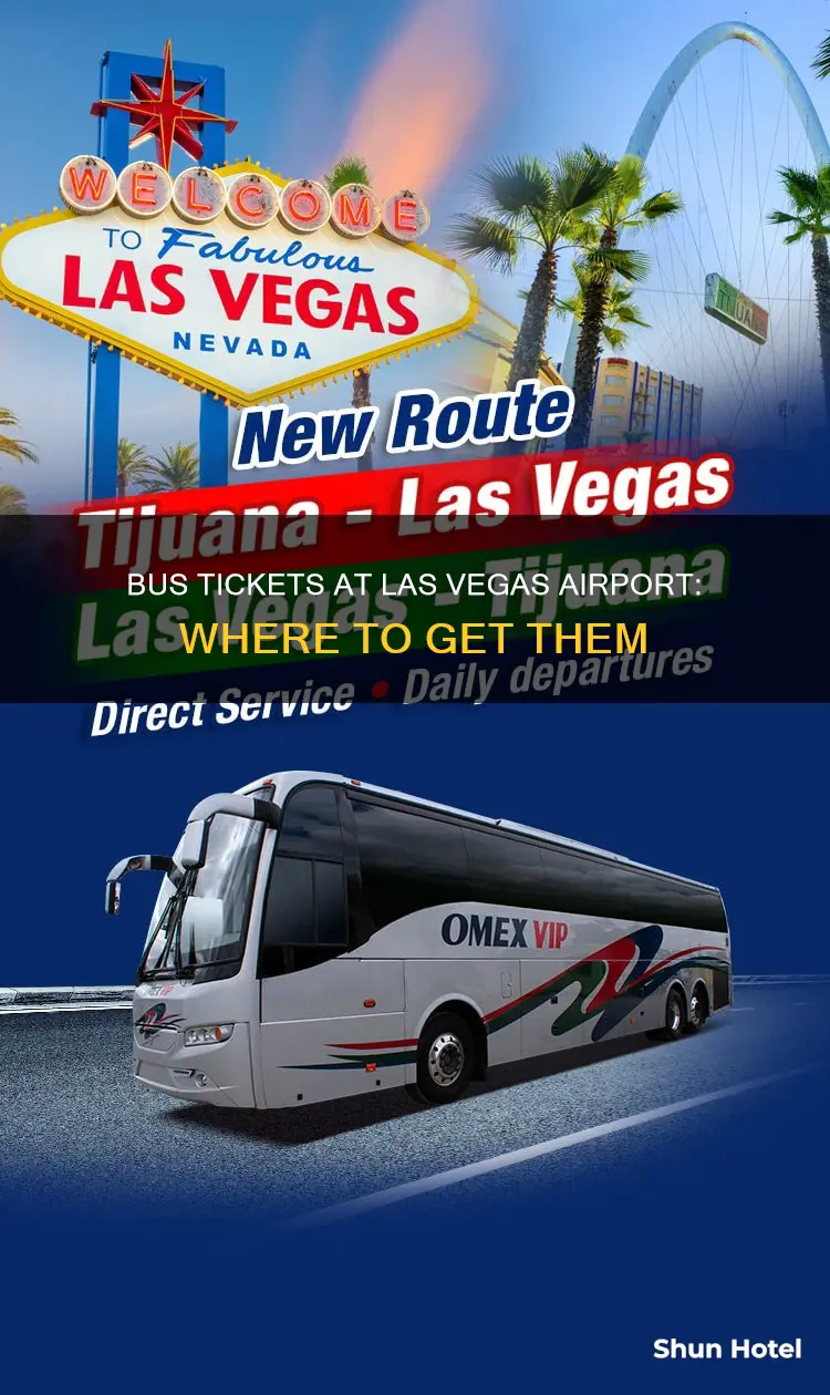 where you can get bus ticket at las vegas airport