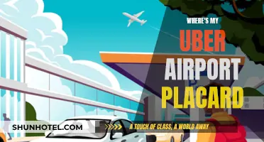 Uber Airport Placard: Where's Mine?