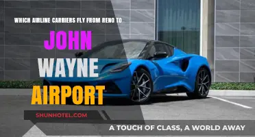 Reno to John Wayne Airport: Top Airline Carriers for Your Trip
