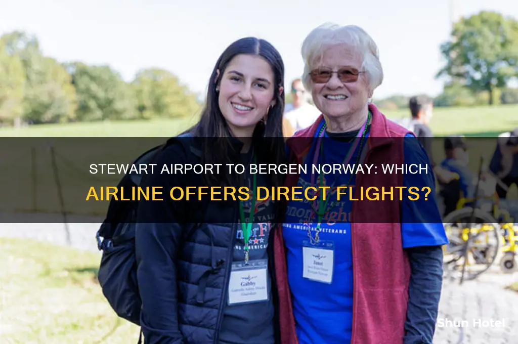 which airline flies from from stewart airport to bergen norway