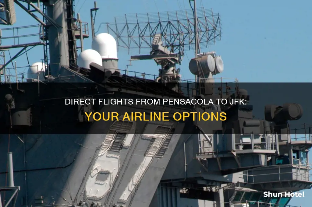which airline flies straight from pensacola florida to jfk airport