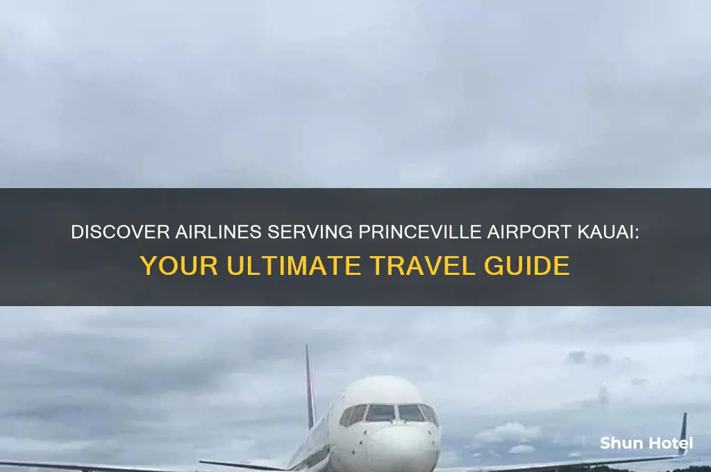 which airline flies to princeville airport kauai