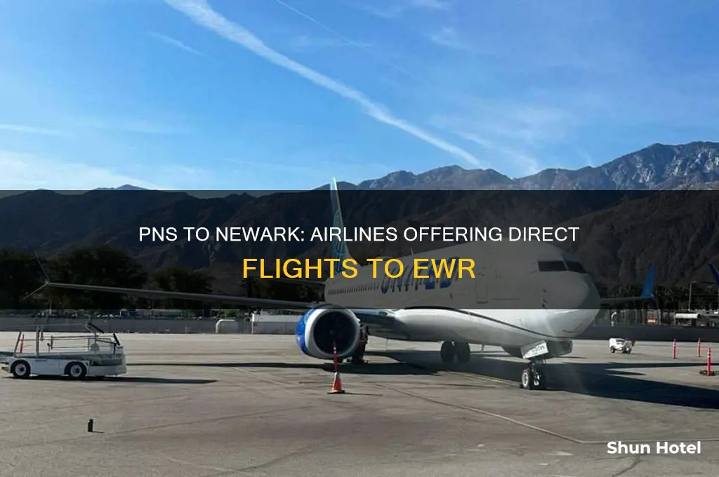 which airline fly from pns to newark airport