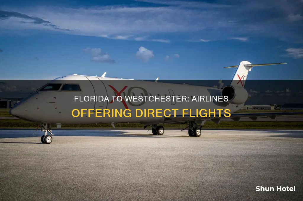 which airlines fly from florida to westchester airport