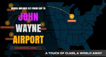 Airlines Connecting GSP to John Wayne Airport: Your Travel Options