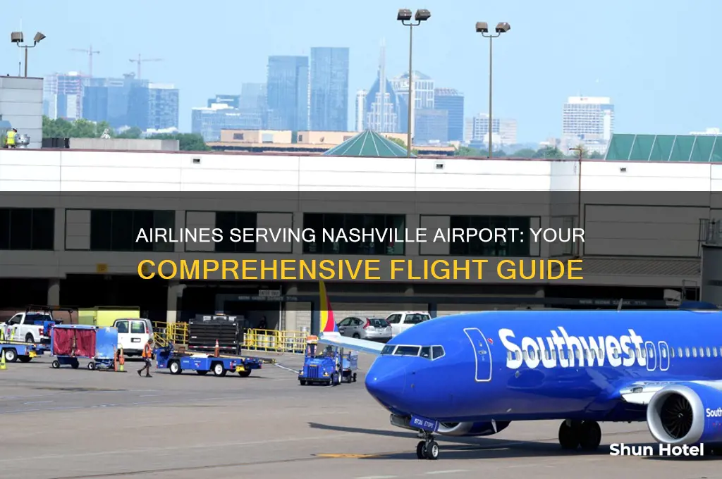 which airlines fly into nashville airport