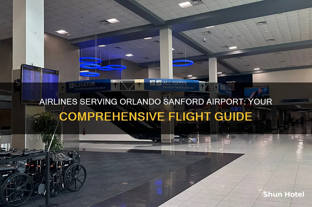 which airlines fly into orlando sanford airport