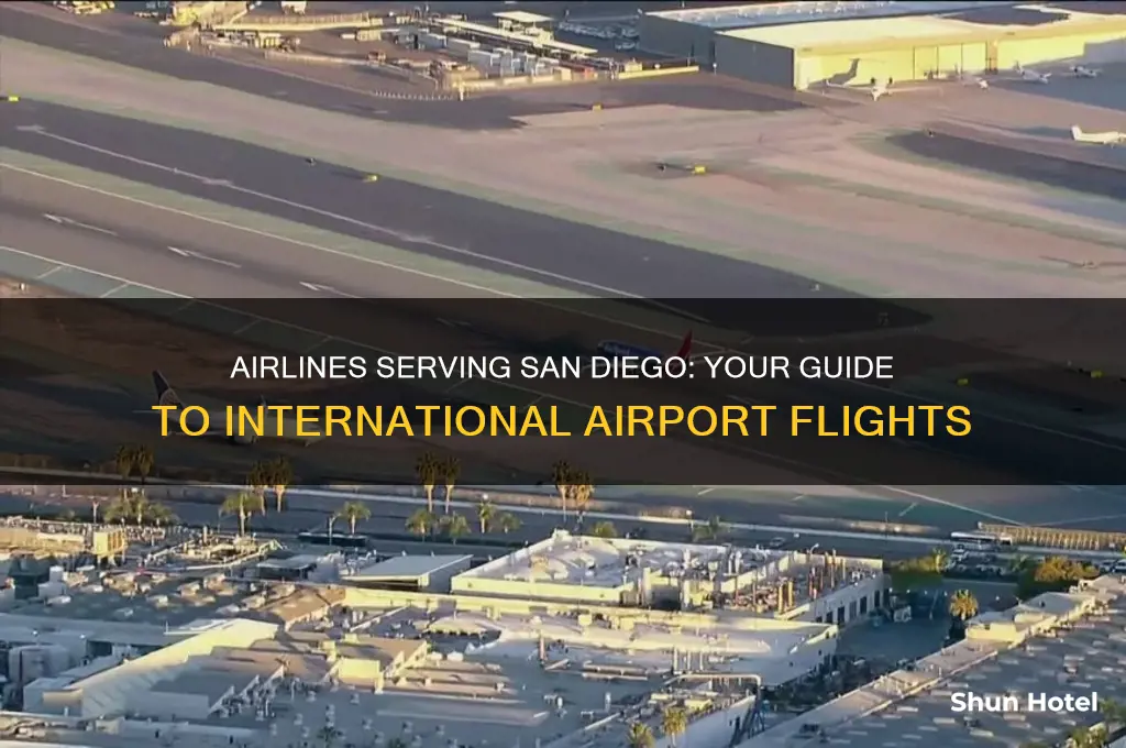 which airlines fly into san diego international airport