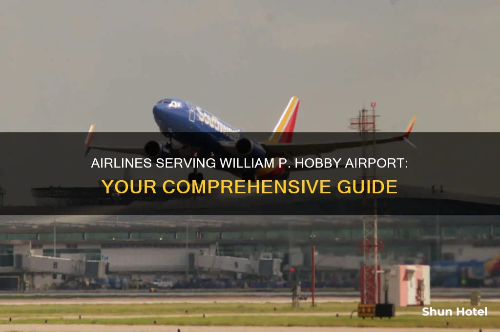 which airlines fly into william p hobby airport