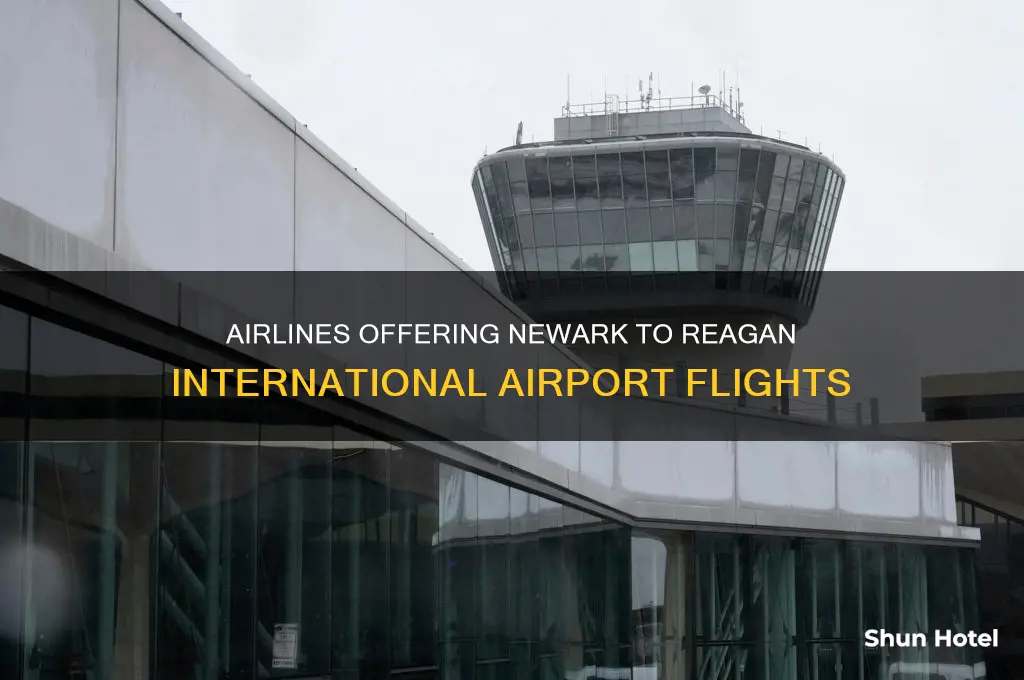which airlines fly newark to reagan international airport