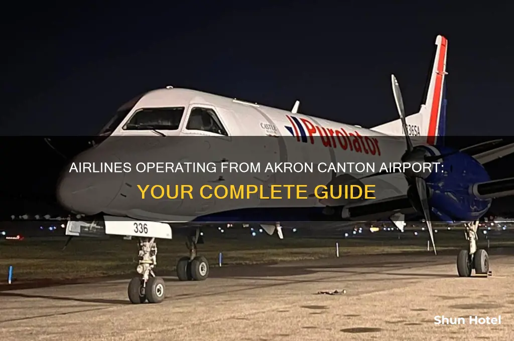 which airlines fly out of akron canton airport
