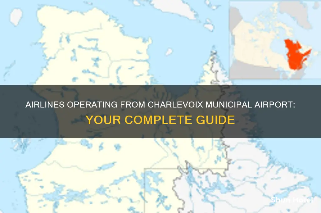 which airlines fly out of charlevoix municipal airport