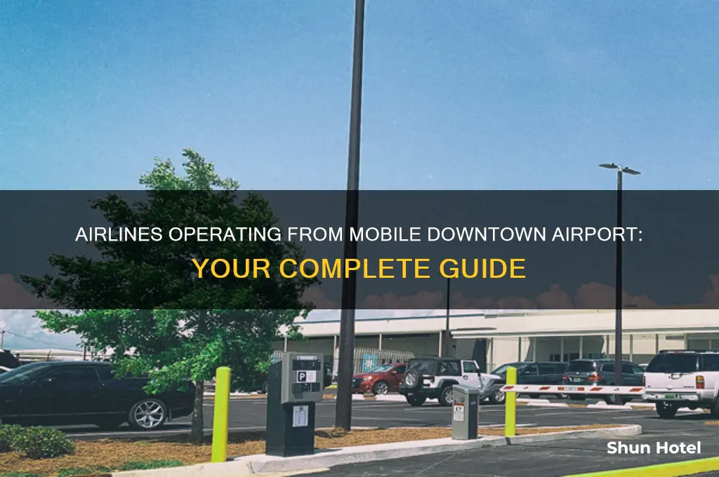 which airlines fly out of mobile downtown airport
