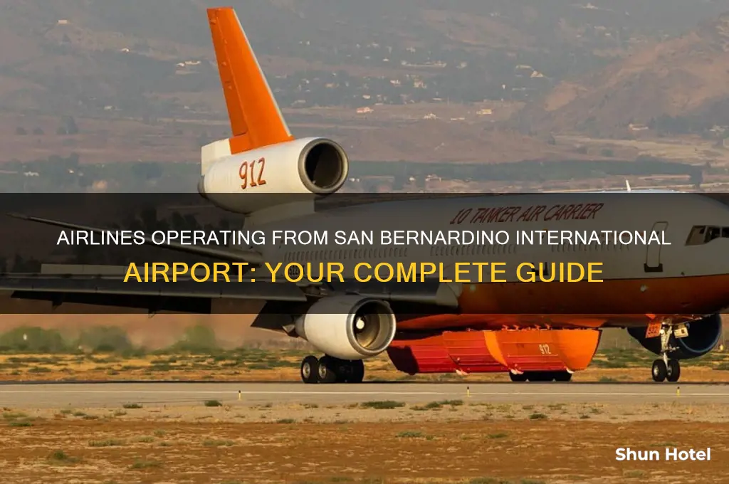which airlines fly out of san bernardino international airport
