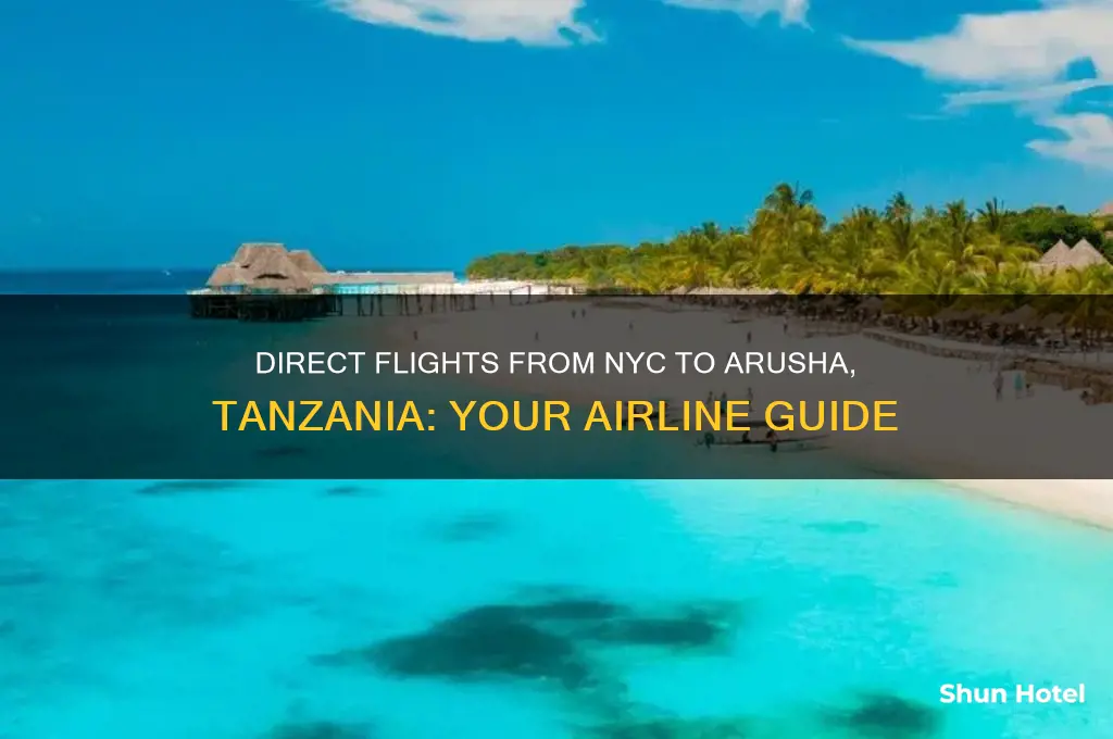 which airlines fly to arusha tanzania from nyc airports