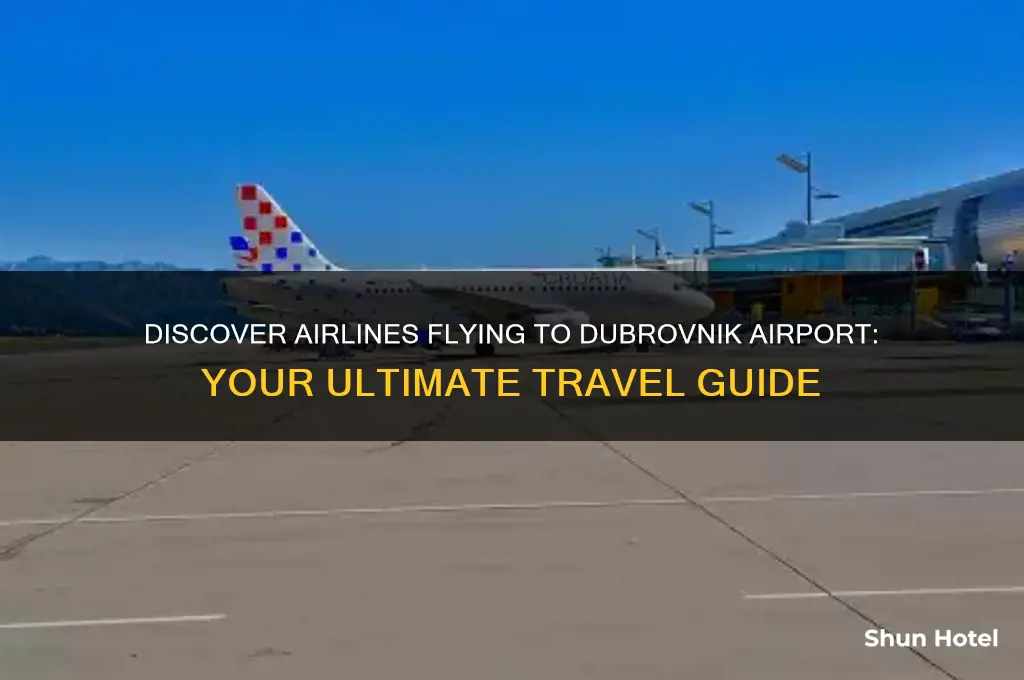 which airlines fly to dubrovnik airport
