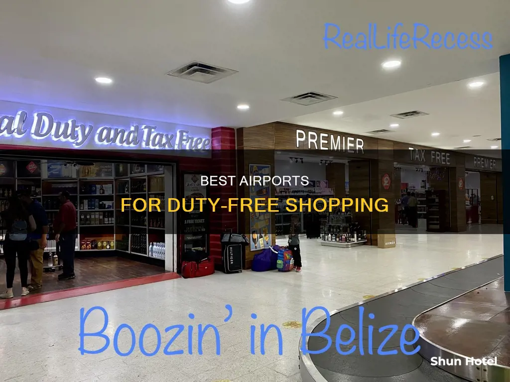 which airport can we purchase duty free on international flights
