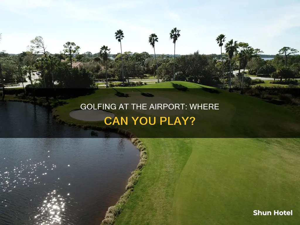 which airport can you play golf