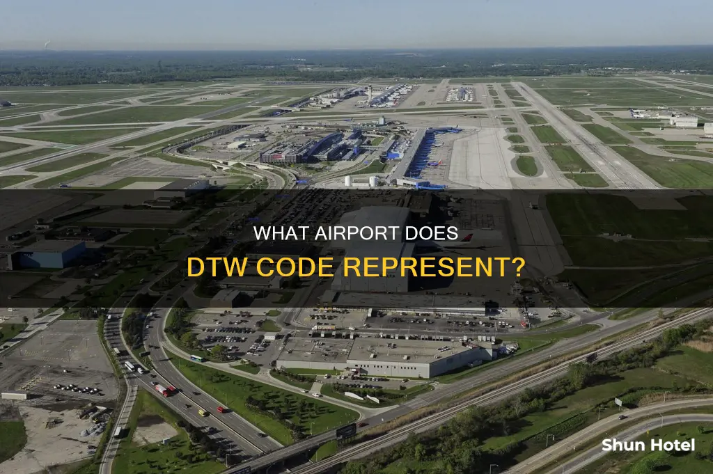 which airport corresponds to dtw airport