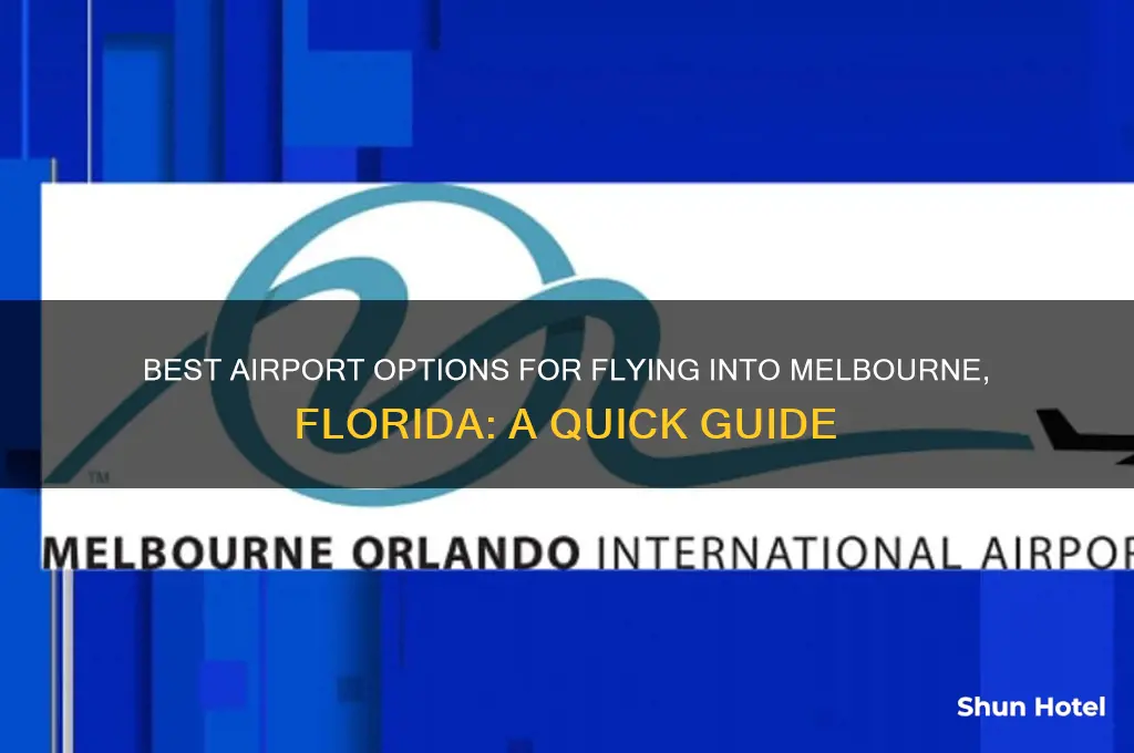 which airport do i use to fly into melbourne fl