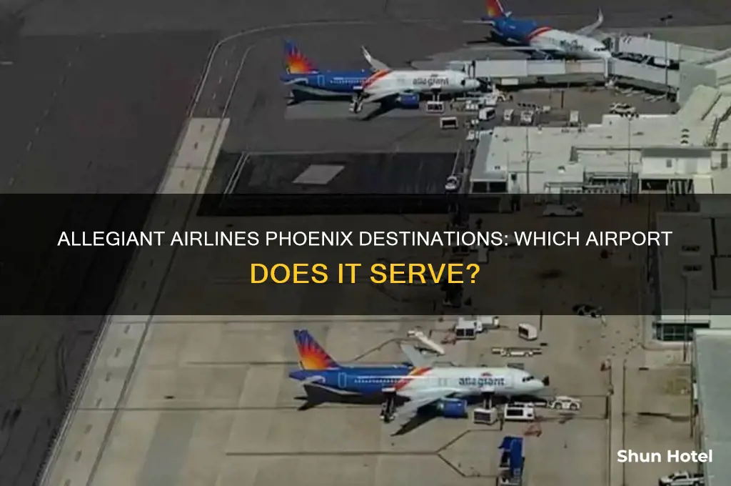 which airport does allegiant fly into in phoenix