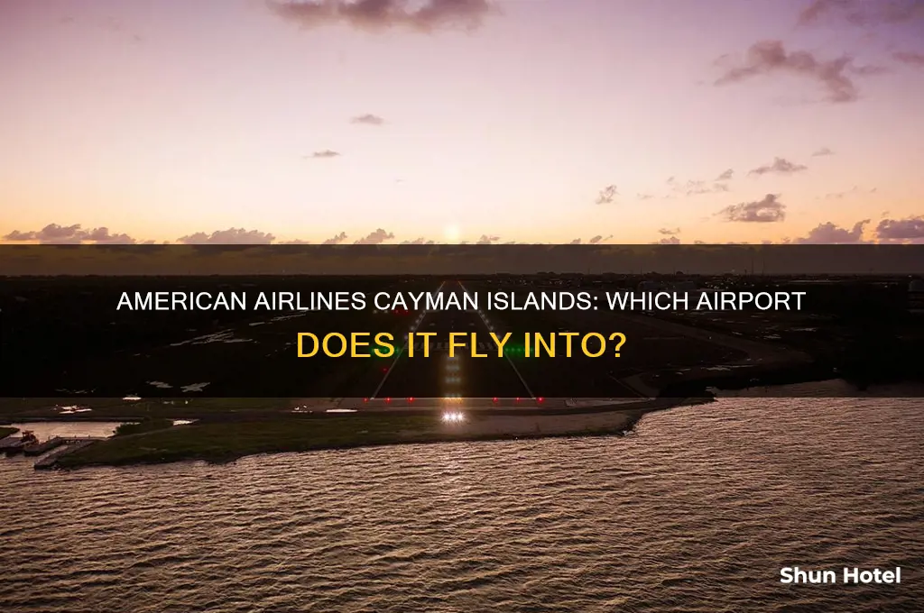 which airport does american fly into cayman