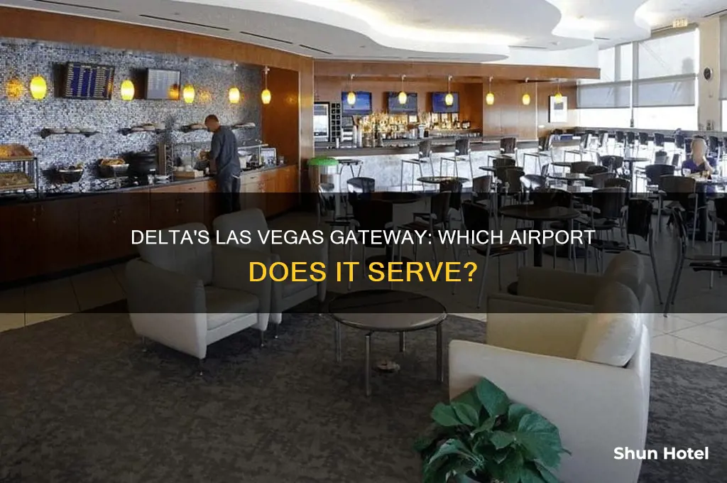 which airport does delta fly into at las vegas