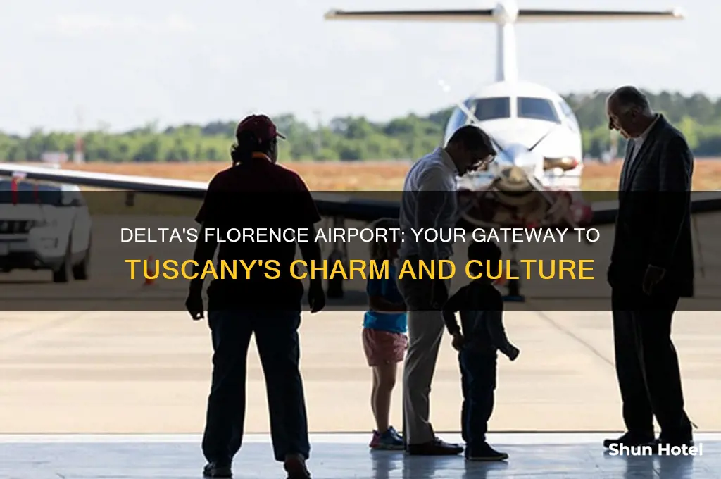 which airport does detla fly to in florence