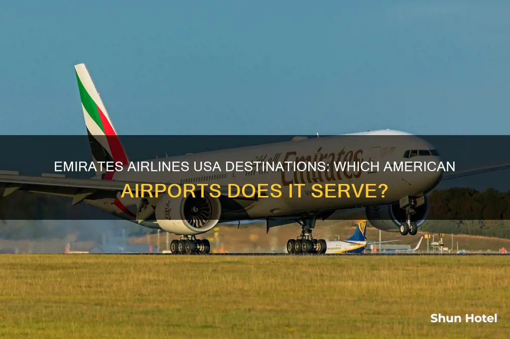 which airport does emirates fly in usa
