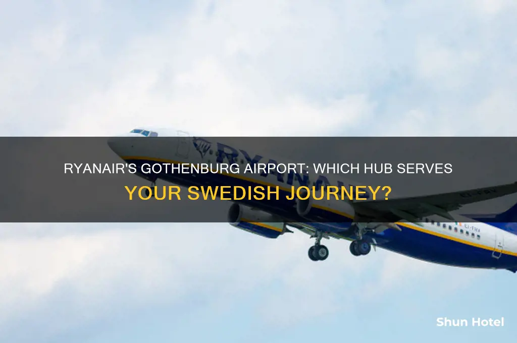 which airport does ryanair fly to in gothenburg