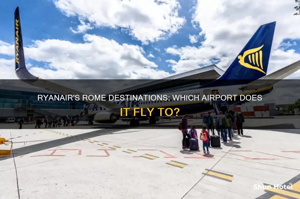 which airport does ryanair fly to in rome