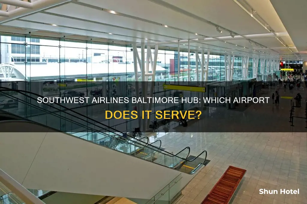which airport does southwest fly in baltimore
