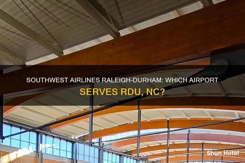 which airport does southwest fly into raleigh nc
