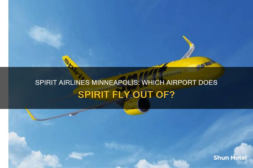 which airport does spirit fly out of in minneapolis