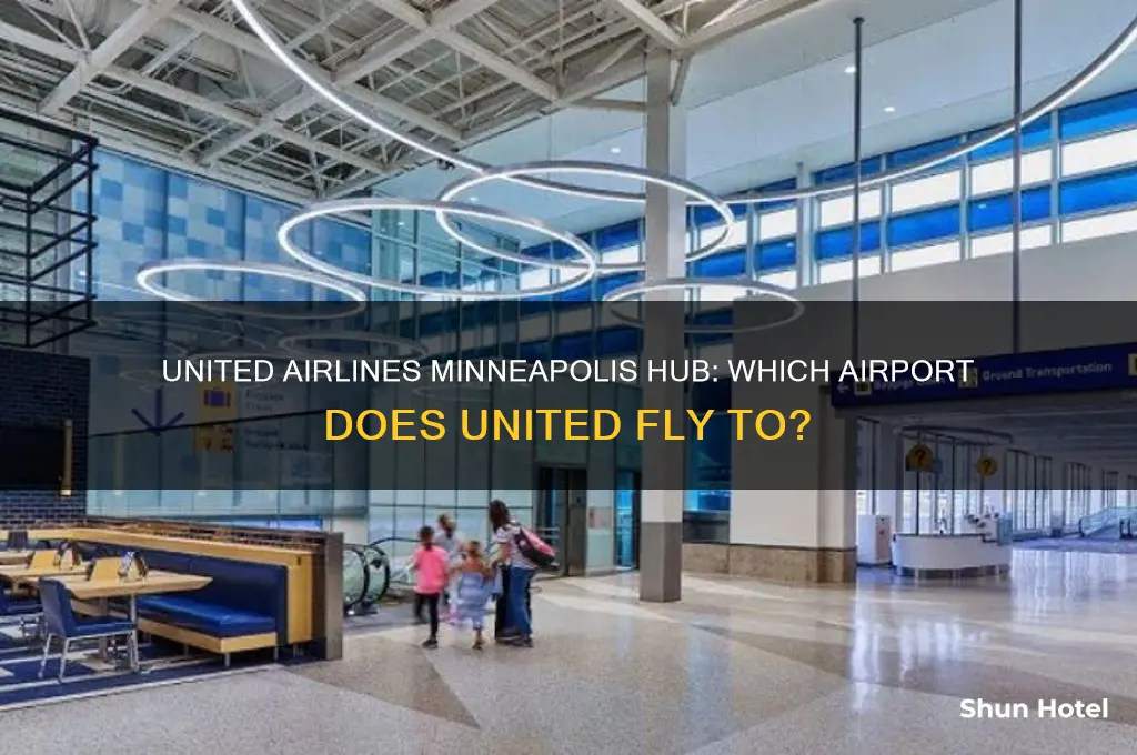 which airport does united fly in minneapolis