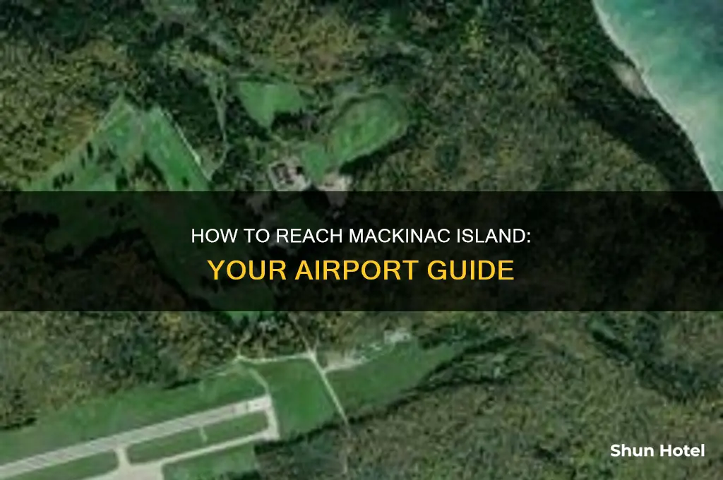 which airport flies to mackinac island