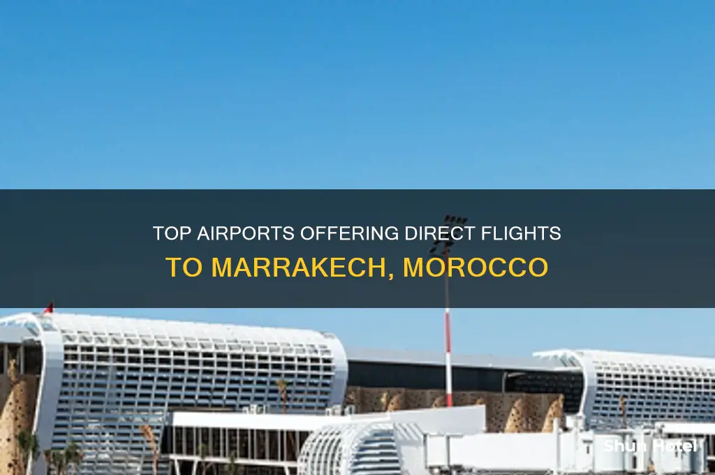 which airport flies to marrakech