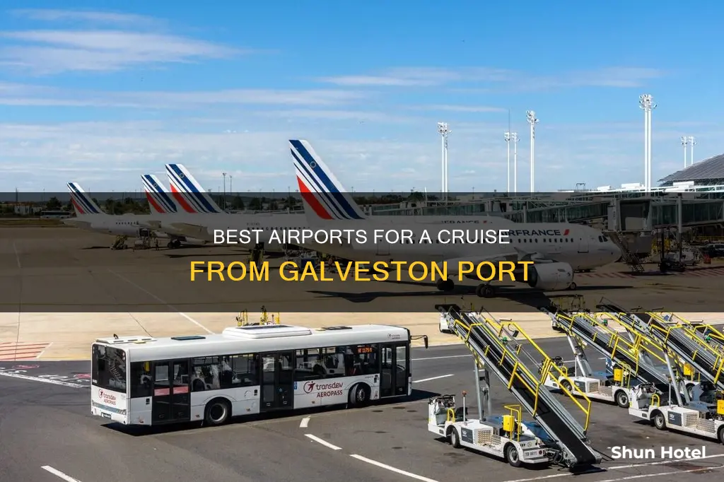 which airport for carnival galveston port