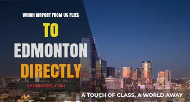 Direct Flights to Edmonton: Which US Airports Offer Nonstop Service?