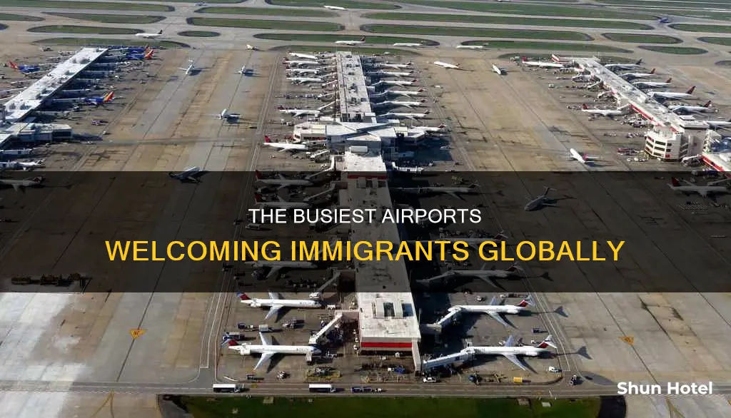 which airport handles the most immigrants