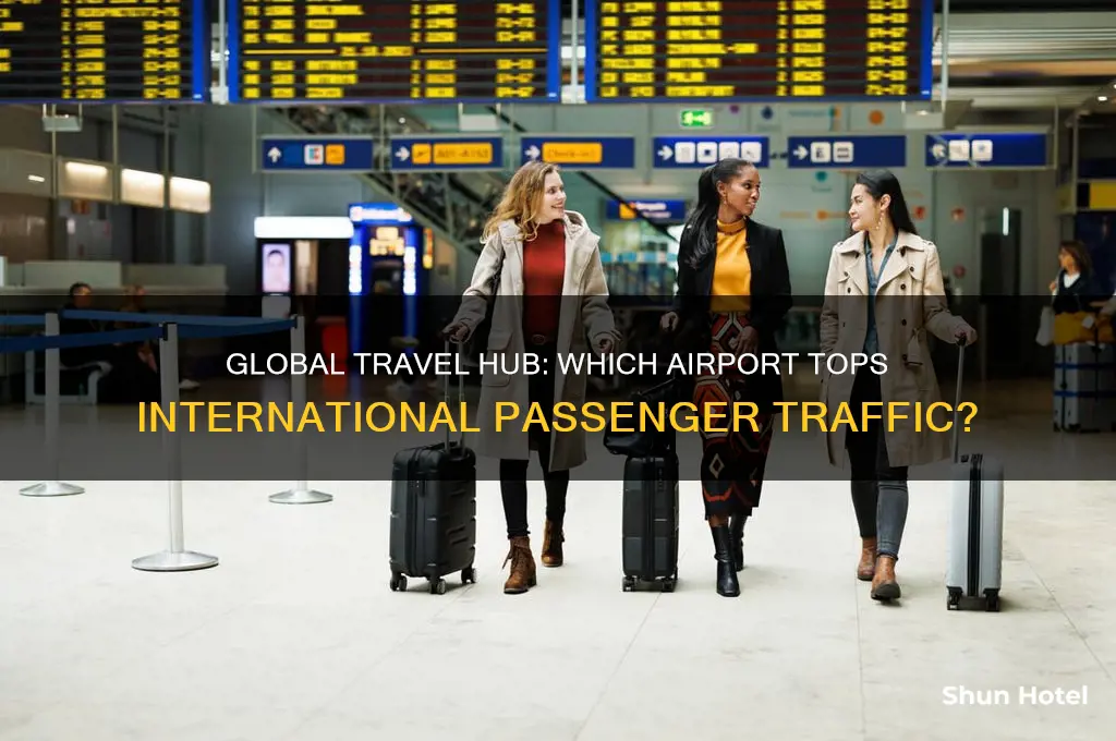 which airport has the most annual international passengers