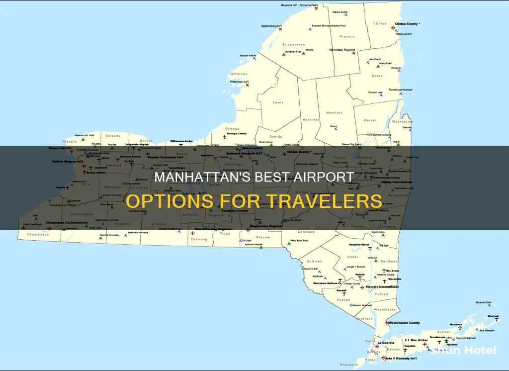 which airport if staying in manhattan