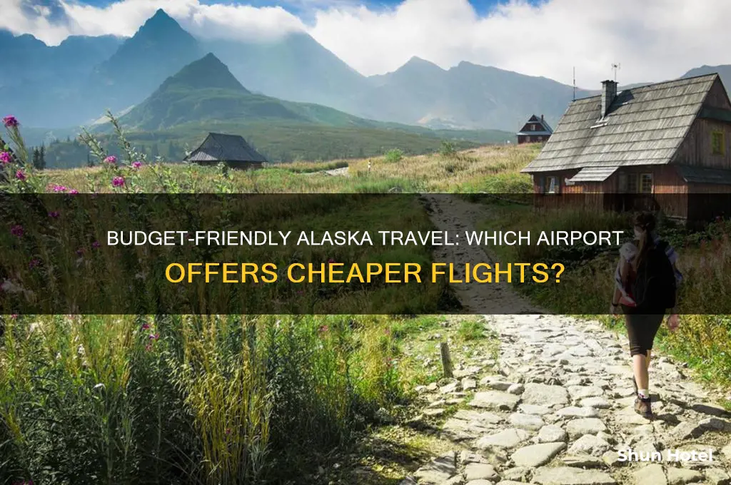 which airport in alaska is cheaper to fly to