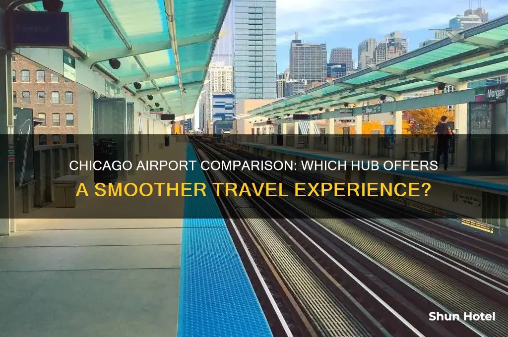 which airport in chicago is easier to fly into