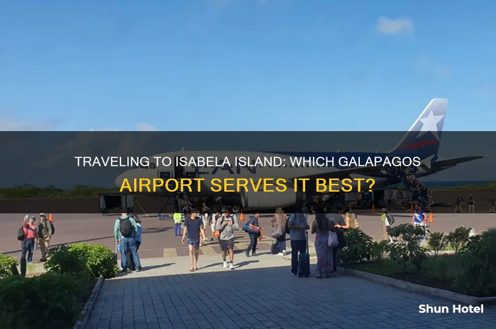 which airport in galapagoes gets to isabela