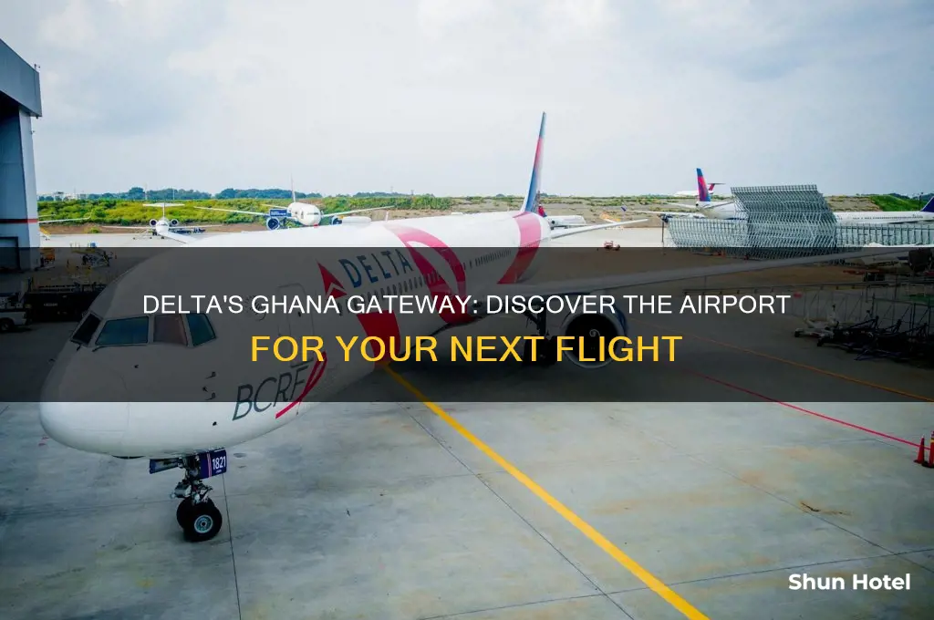 which airport in ghana does delta fly into