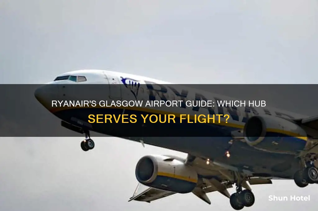 which airport in glasgow does ryanair fly to