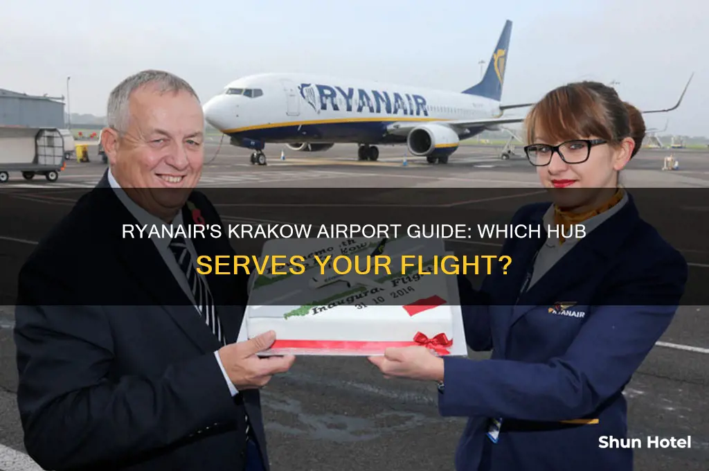 which airport in krakow does ryanair fly to