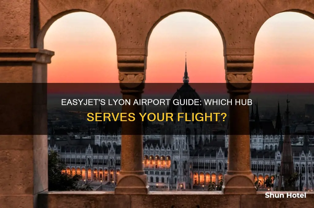 which airport in lyon does easyjet fly to