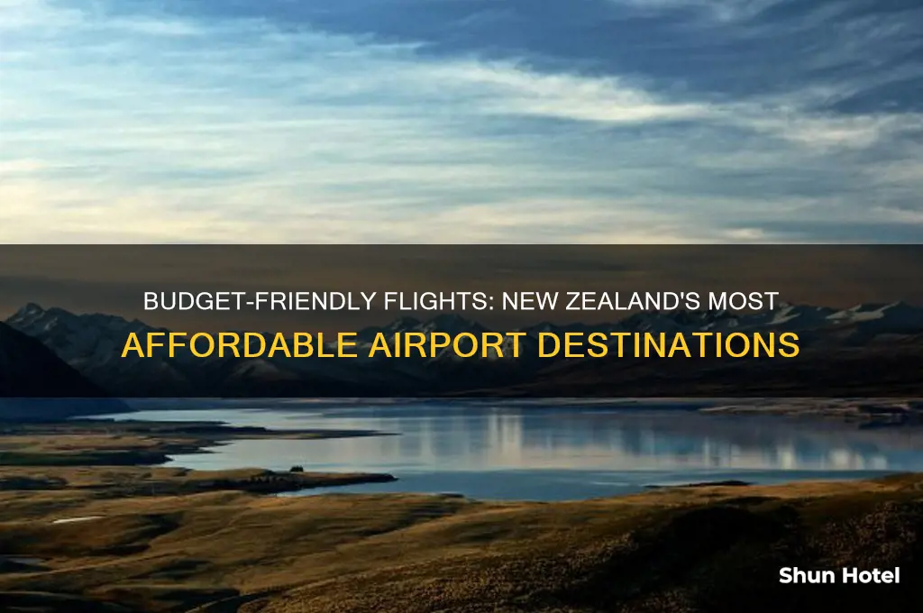 which airport in new zealand is cheapest to fly into